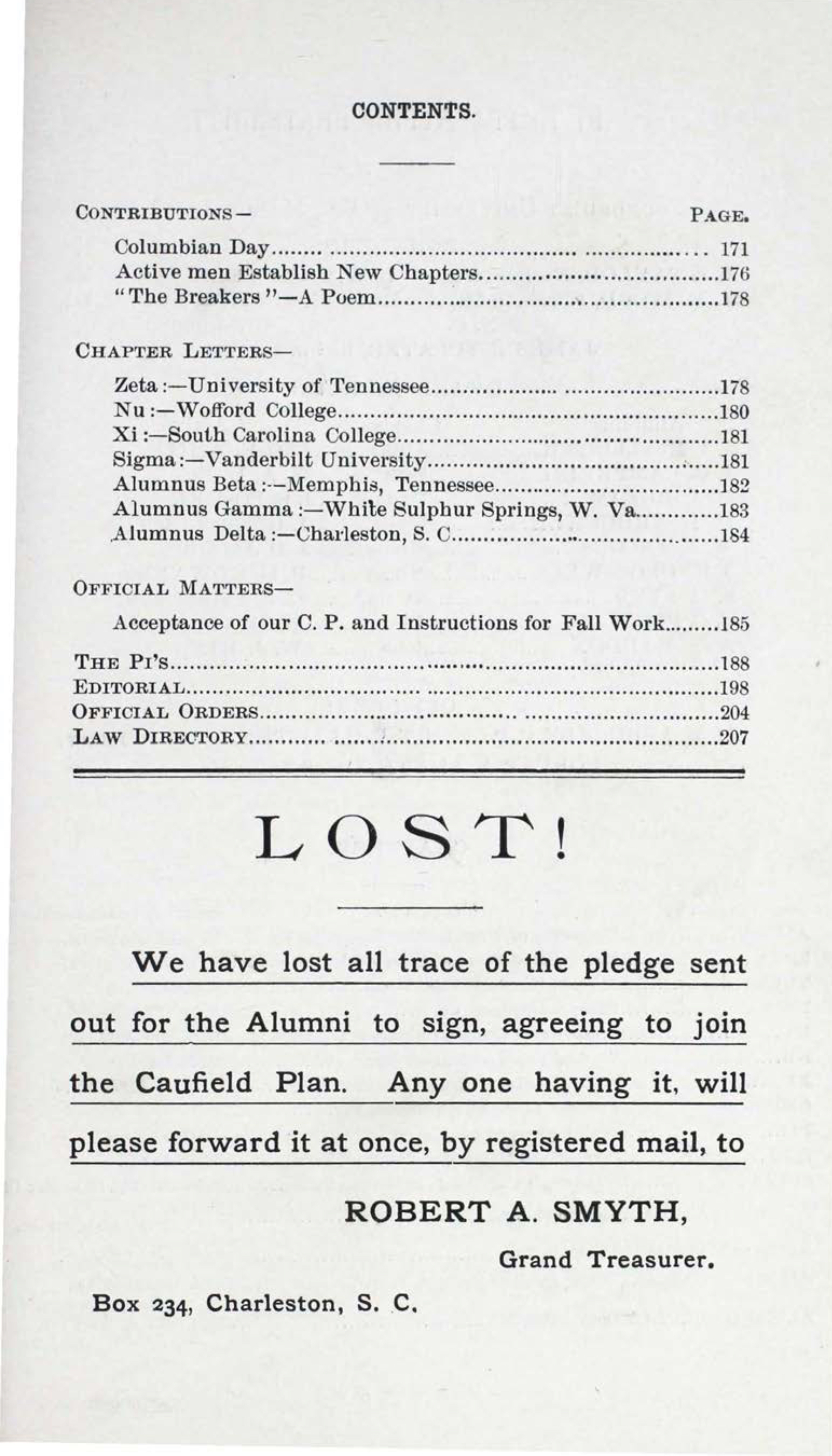 Shield and Diamond, Vol. 3, No. 5, September 1893
